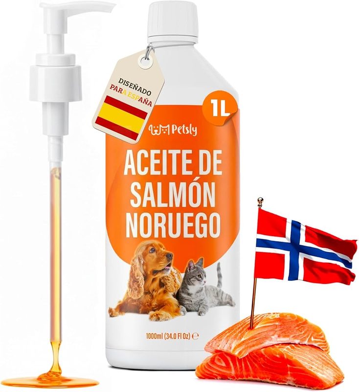 Aceite de salmón noruego Petsly